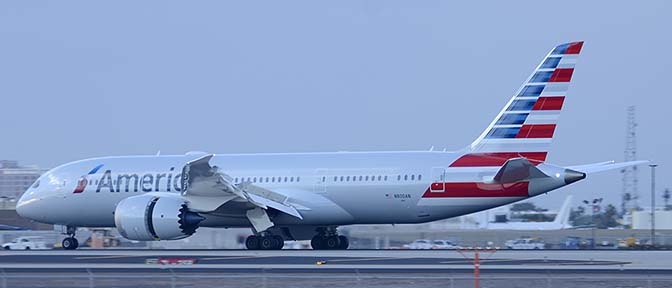 American Airlines' first 787-823 N800AN, Phoenix Sky Harbor, March 1, 2015